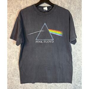 Vintage/Y2K AAA Tag Pink Floyd 2004 Black Short Sleeve Shirt - Large